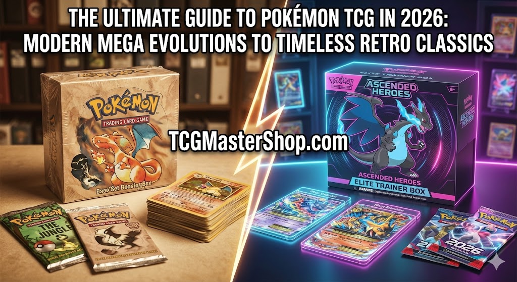 The Ultimate Guide to Pokémon TCG in 2026: From Modern Mega Evolutions to Timeless Retro Classics
