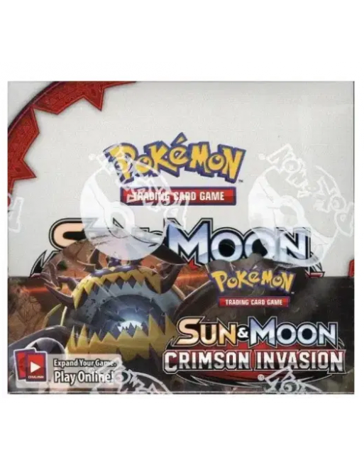 Pokemon TCG Sun and Moon Crimson Invasion Booster Display Box (36 Packs) ENG