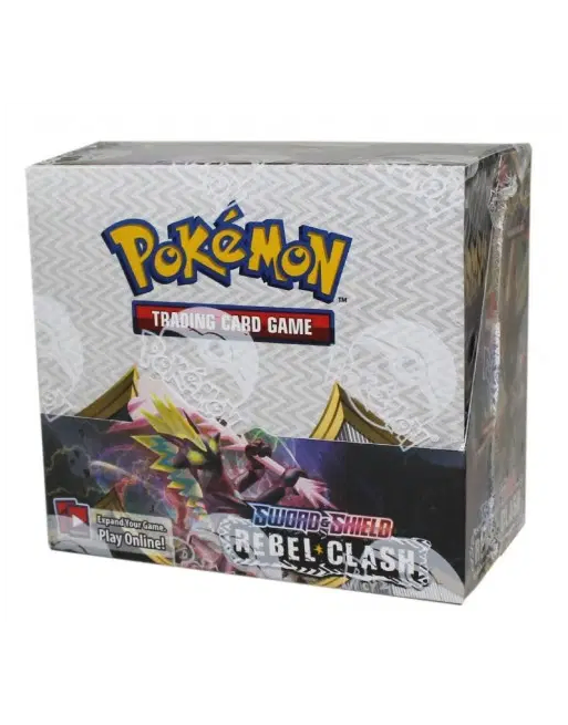 Pokemon TCG Sword and Shield Rebel Clash Booster Display Box (36 Packs) ENG