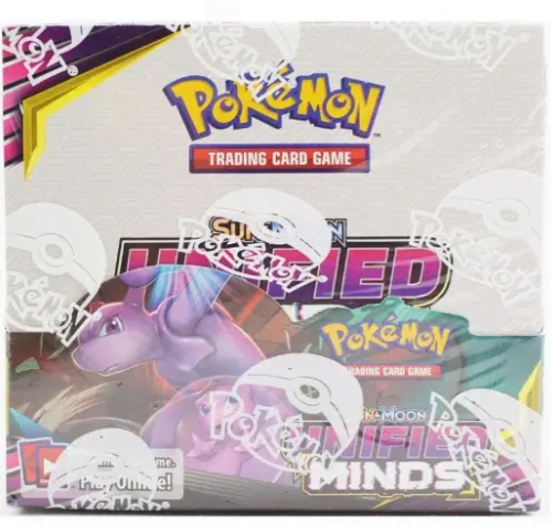 Pokemon TCG Unified Minds Booster Box Display Box (36 Packs) ENG